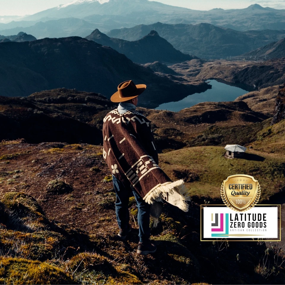 Clint Eastwood Poncho | replica | alpaca wool poncho | handmade wool man poncho - Image 2 of 4