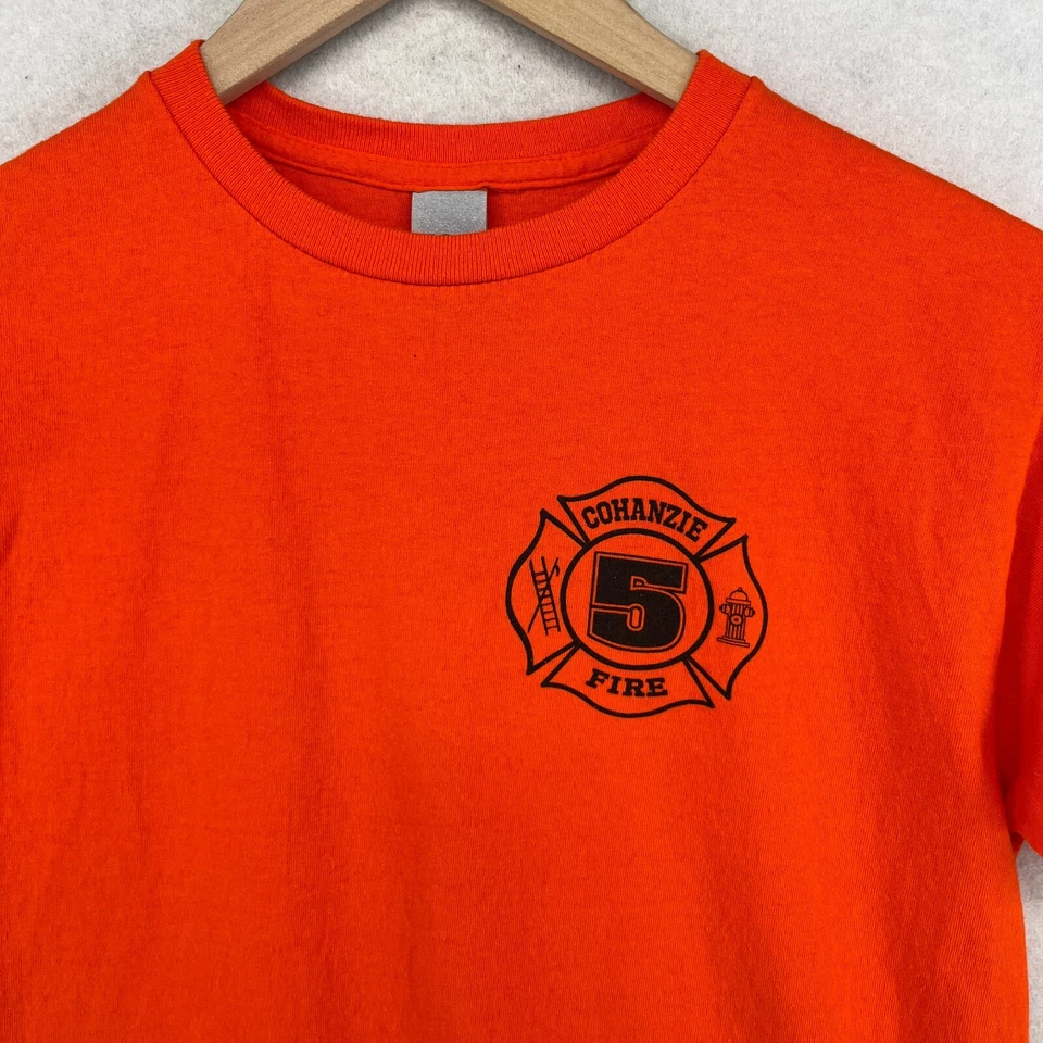 Camisa de Bomberos COHANZIE Juvenil L Futuro Bombero Manga Corta Waterford CT Naranja Foto 3 de 4