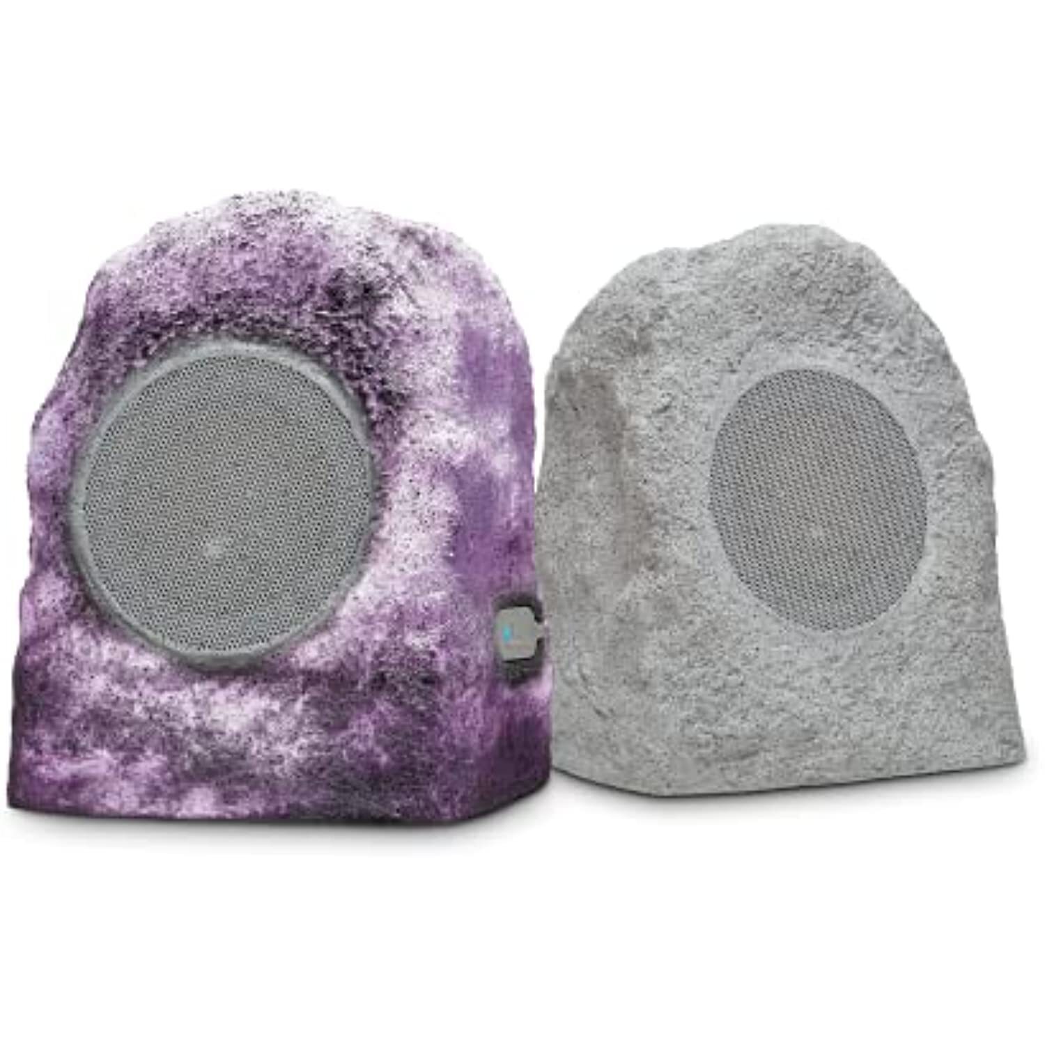 ION Audio Glow Rocker&trade;️ Pair &ndash; Rechargeable Outdoor Bluetooth&reg;️-Enabled Speakers