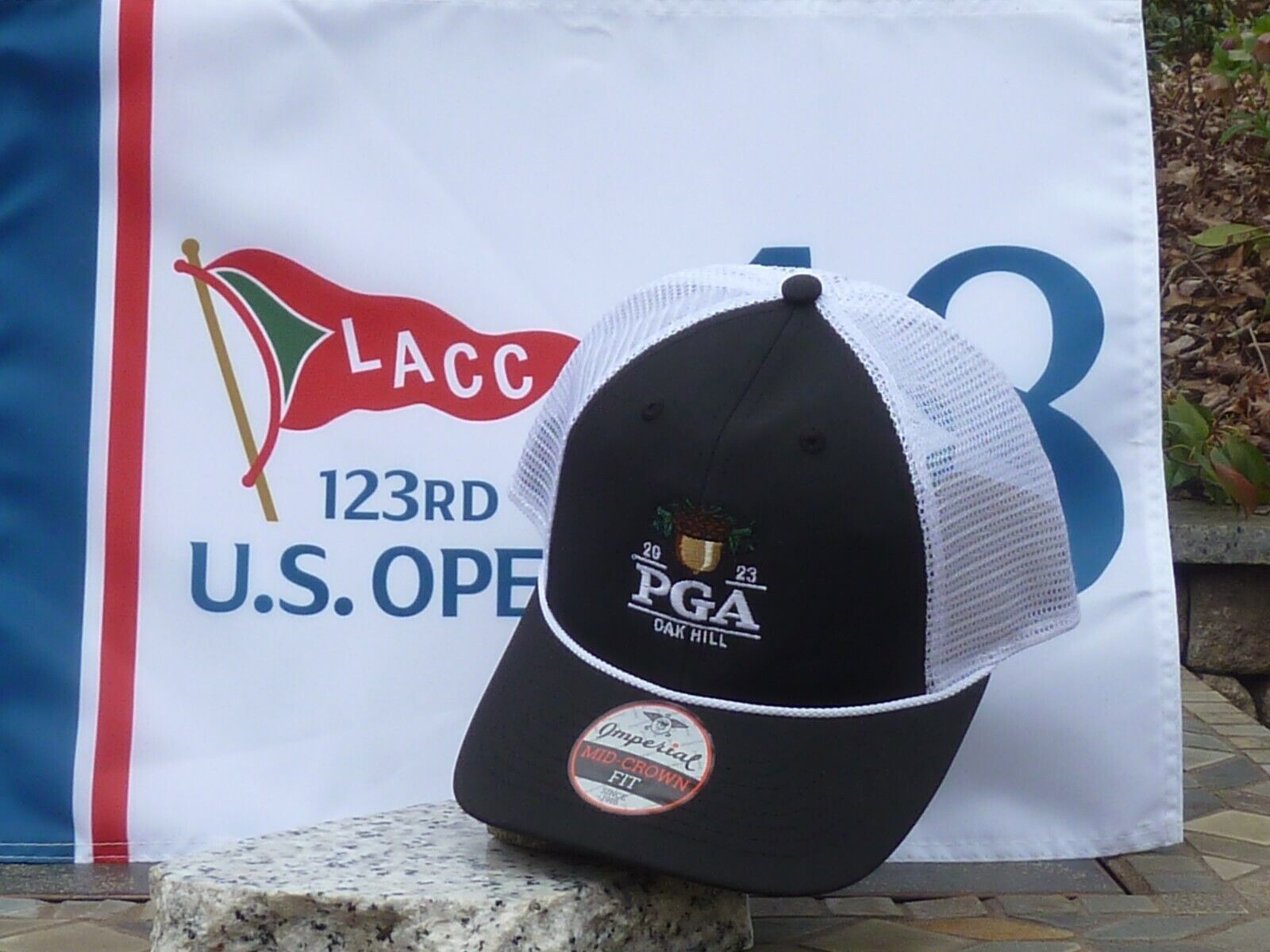 2023 Pga Championship Oak Hill Gray Stretch Bucket Hat, by New Era