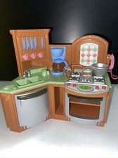 Fisher Price Loving Family Dollhouse Kitchen Light & Sounds Tested Working 2005