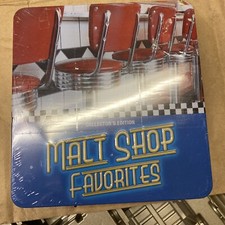 Malt Shop Favorites Collector's Edition Various Artists-3 CDs 2008 Tin Box