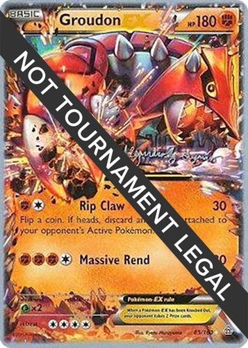 Groudon Ex 85/160 World Championship Decks