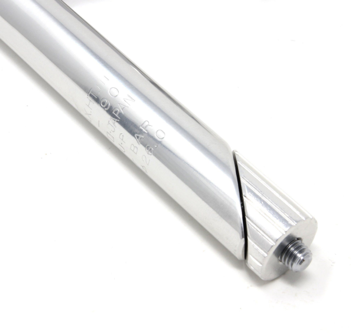 Potence Vélo Vintage Nitto Young - 90 Mm - Pour Route Et Course - Aluminium Argent