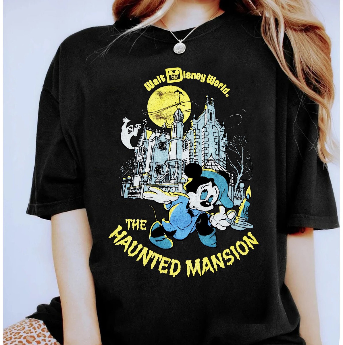 Disney Mickey Mouse Haunted Mansion Hitchhiking Ghosts Unisex
