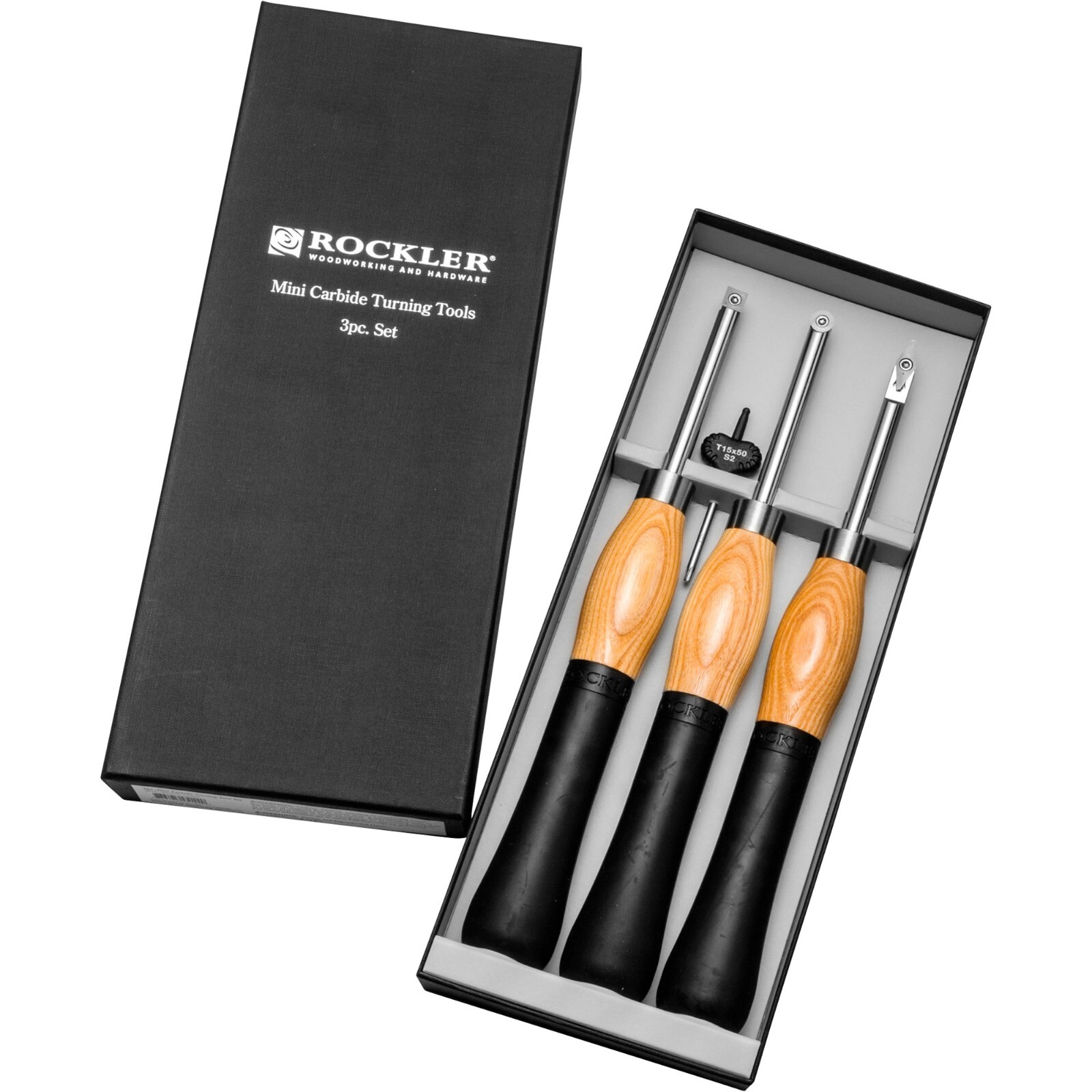 Rockler 3-Piece Mini Carbide Turning 