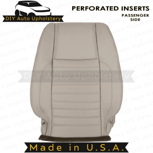 2010-2014 For Ford Mustang GT Passenger Top/Bottom Leather Seat Covers Tan - Picture 2 of 17