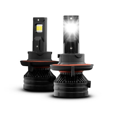 DS18 VTLH13 VISION H13 High/Low CSP LED Headlight Bulbs Hyper Luminance 6000K