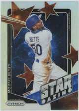 2021 Panini Prizm Mookie Betts Silver Prizm Star Gazing Insert Dodgers #SG8
