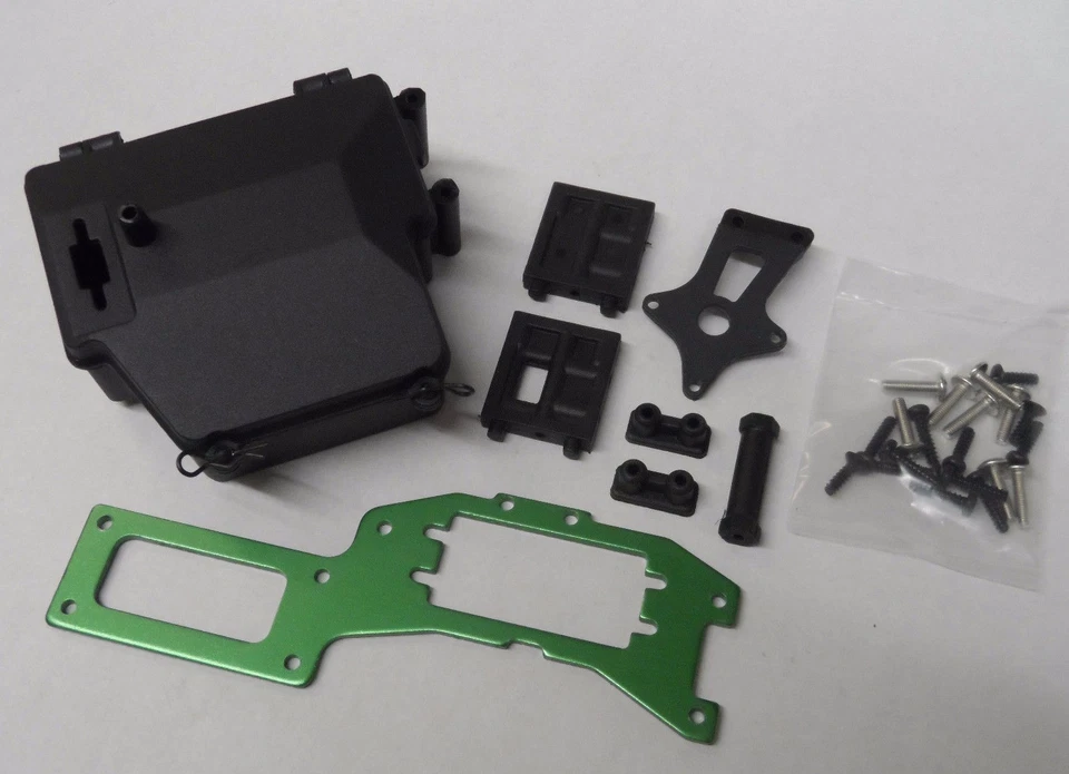 New Ansmann "Virus 2" / "Terrier 2" Receiver Box & Radio Tray Parts 115000250