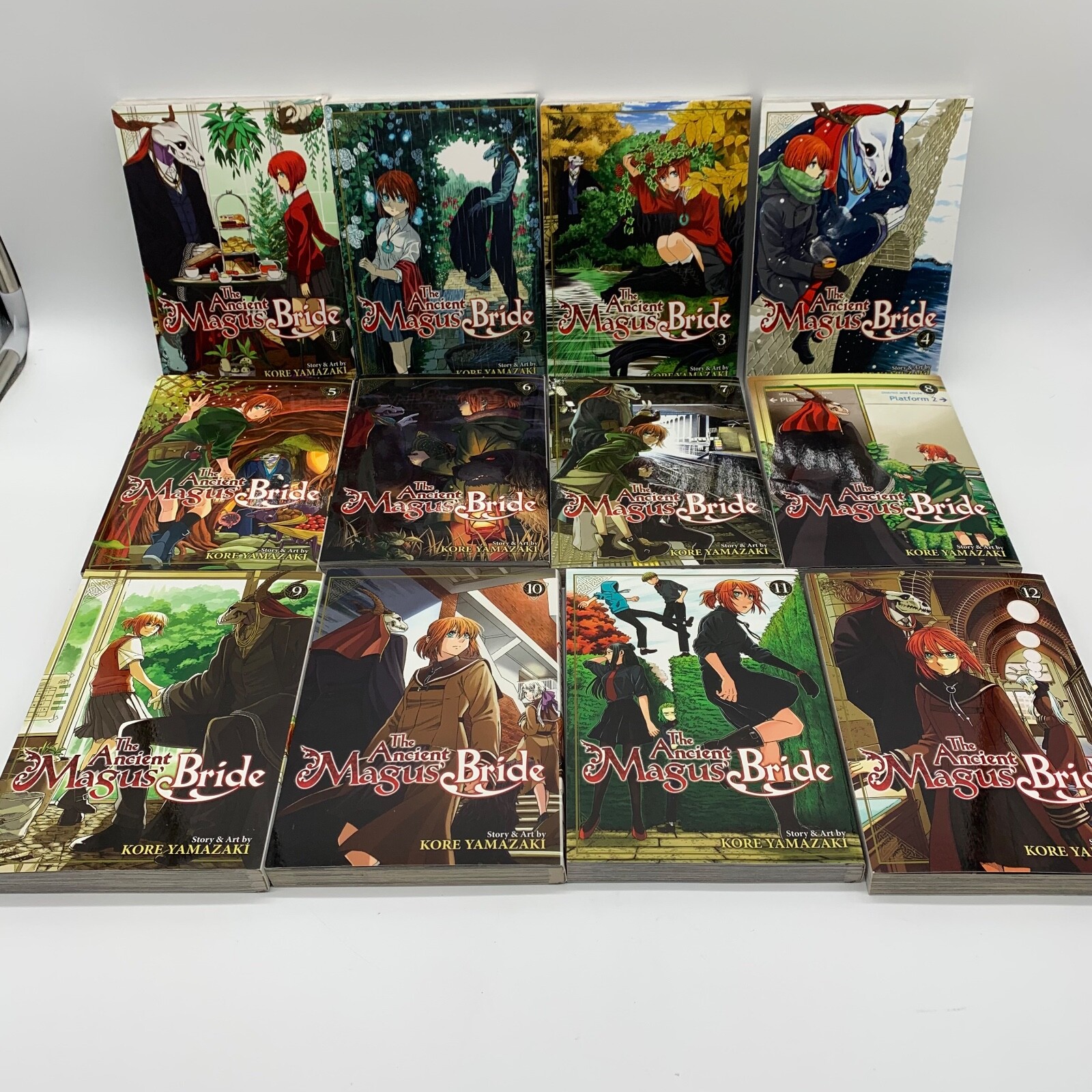 The Ancient Magus' Bride Manga Set Vol 1-12 English Supplements 1 Light
