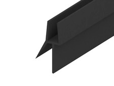 Black Bath Shower Screen Door Rubber Seal Strip Glass Thickness 4-6mm Gap 4-30mm