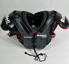 Riddell Pursuit Youth Size M 80 12"-13" Football Shoulder Pads Black - C1