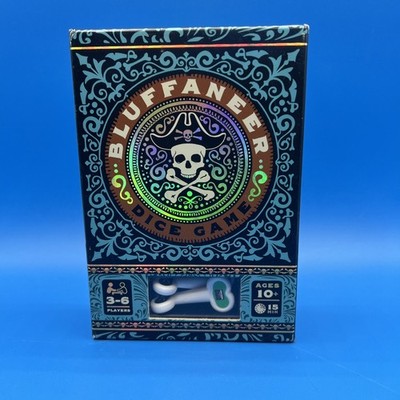 Bluffaneer Dice Board Game 3-6 Players Big G Creative , NEW