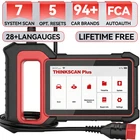 ThinkScan Plus S7 OBD2 Scanner Car 7 Systems ABS/SRS/ECM Scan Tool FCA AutoAuth
