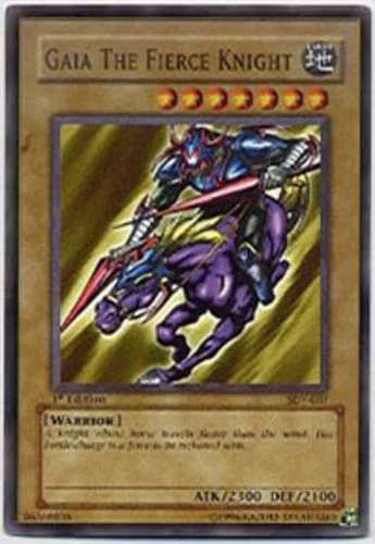 Gaia The Fierce Knight Yu-Gi-Oh! TCG Individual Trading Card Games for sale  - eBay