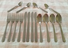 4 Person Set Bead Edge Cutlery 16 Pieces Exct Condition