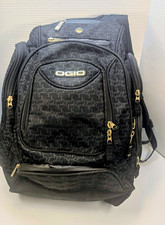OGIO Metro 15 in Laptop Backpack Black All-Over Pattern Padded, MPN 4141