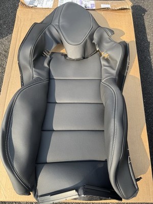 2014 -2019 Corvette C7 Sport Seats Drivers Side Back Cover Black Mulan