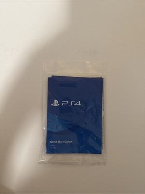 PlayStation 4 PS4 System Quick Setup Installation Guide NEW Factory Sealed