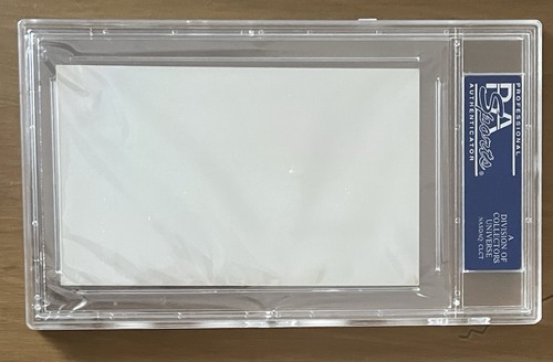 Brooks Robinson Baltimore Orioles Signed 3X5 Index Card PSA/DNA Slabbed Inscript - Picture 2 of 2