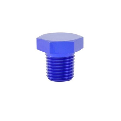 Aluminium Fitting Stopfen 1/4 NPT Verschluss Schraube Männlich