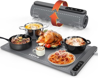 FEPPO Food Warming Mat, Upgrade High-tech Graphene Heating Film, Fast Full Surfa