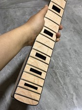 AAA 20 Fret 4 string Bass glossGuitar Neck flame maple block inlay DIY parts