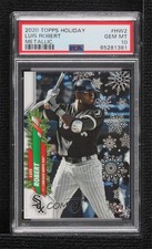 2020 Topps Holiday WalMart Mega Box Metallic Luis Robert #HW2 PSA 10 GEM MT 16r2
