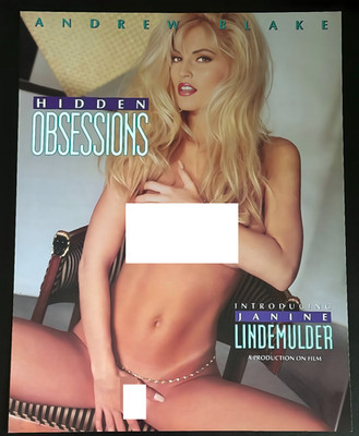 Adult Pin-Up Vintage Poster 11X17 Ad Slick Hidden Obsessions (Janine)
