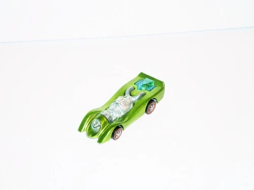 REDLINE HOT WHEELS BRIGHT SHINY APPLE GREEN JET THREAT MINT- TO MINT BP-PULL