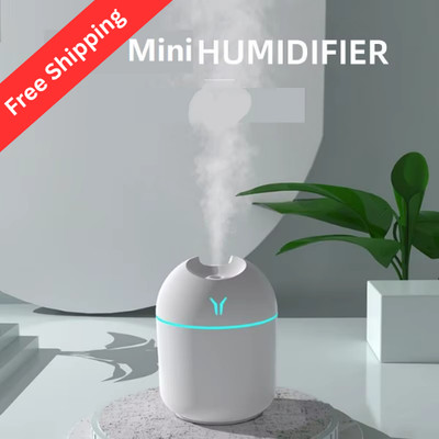 250ML USB Mini Air Humidifier & Aroma Essential Oil Diffuser   Ultrasonic Cool 
