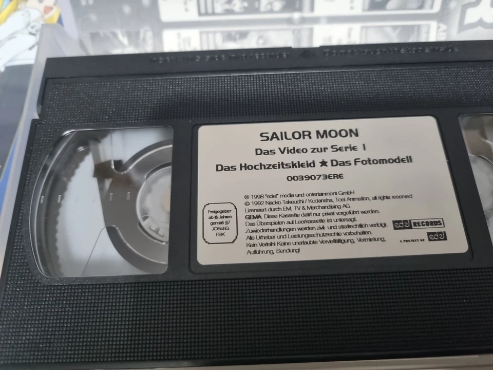 Sailor Moon VHS Sammlung 8 Stück (5 VHS noch neu & ungeöffnet) - Bild 4 von 4
