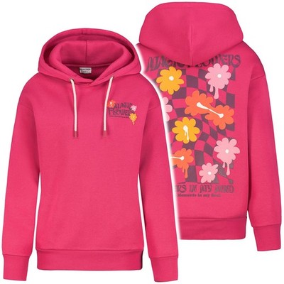 Eight2Nine Damen Hoodie Sweatshirt Hoody Pullover Sweat Shirt Magic Flowers