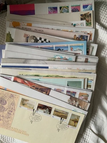 STAMPS FDC Australia 1987 TO 1989 FDC COLLECTION 100 COVERS  UNADDRESSED
