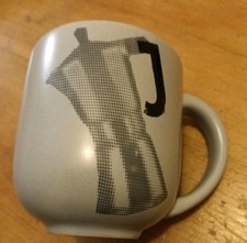 Jamie's Italian Jamie Oliver  Grey Coffee Mug Kitchen Ware Caffetiere Design 
