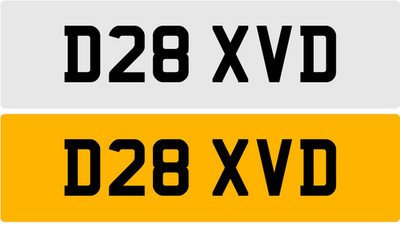 D28 XVD DAV DAVY DAVE DAVID DAVYS DAVIS DAVINA DVD PREFIX PRIVATE NUMBER PLATE