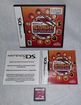 Sushi Go-Round Nintendo DS Miniclip US-Version USA, komplett Hülle Anleitung
