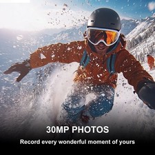 4K Thumb Action Camera 128GB, Wifi Magnetic Mini Body Cam, Waterproof