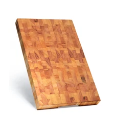 SHUMARU Mahogany End-Grain Wood Cutting Board – 20×13×1.6″ Butcher Block