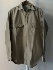 Vintage 50-60s HERCULES Work Shirt Beige Sears