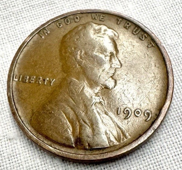 (-$ Drop) 1909 Lincoln Wheat Small Cent Circulated EF Uncertified US You Grade!