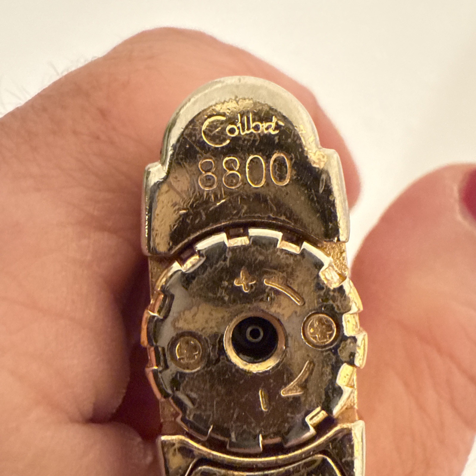 COLIBRI 8800-Vintage Butane Pipe Lighter-Cutout Pipe Image-Not Lighting