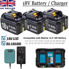 8000mAh Battery For Makita 18V Battery  BL1830 BL1835 BL1860 LED Cordless Drill