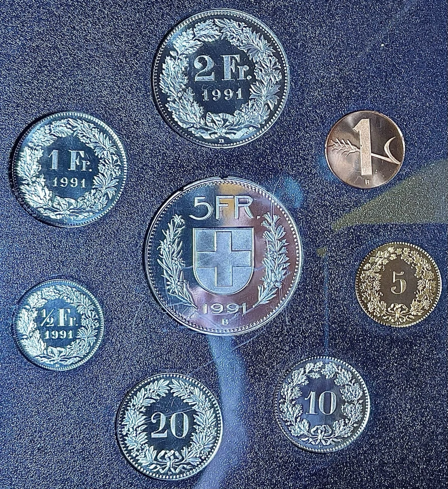 1991 Switzerland Mint Set ✦ Very Rare Key Date Release • See Sold Comps! - Image 4 of 4