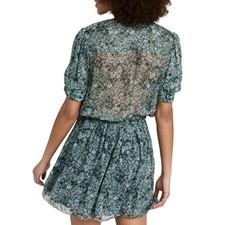 NWT Zadig & Voltaire Betty Mousseline Dress in Jaune