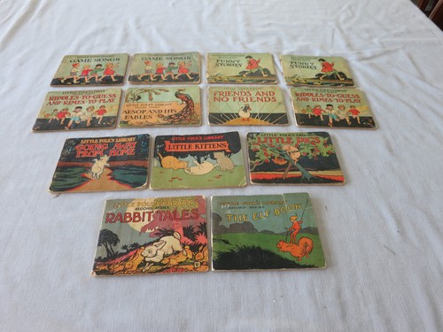 Lot of 13 1928 Little Folk's Library Books - Afbeelding 1 van 9