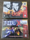 Nintendo 64 Goldeneye 007 and F-Zero. Both CIB ( Excellent Condition) 📈