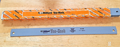 Box Of 10 MACHINIST LATHE MILL Milford Vac Hack Saw Blade 14'' x 1'' .050 14T NEW