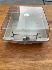 Vintage Double Floppy Disk lockable storage  box
